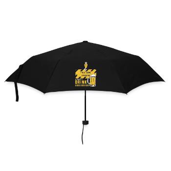 Crane operator crane - Umbrella (small) - black - Front