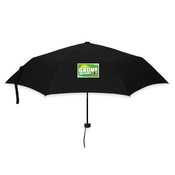 Grüne - Nein Danke. - Regenschirm (klein) - Schwarz - Vorne
