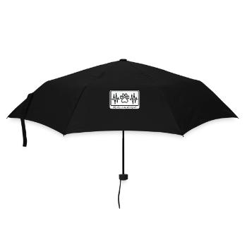 Mon chien est mon thérapeute - Hearbeat&Pawprint Design - Parapluie standard - noir - Devant