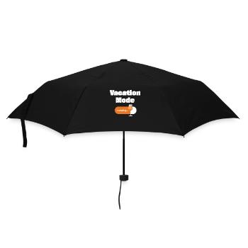 Vacation Mode On – Spritz mit Ladebalken (hell) - Regenschirm (klein) - Schwarz - Vorne