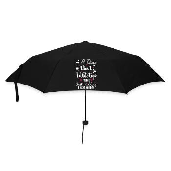 Joueur de dés de table Rpg - Parapluie standard - noir - Devant
