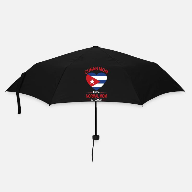 Kuba Flagge - Regenschirm (klein) - Schwarz