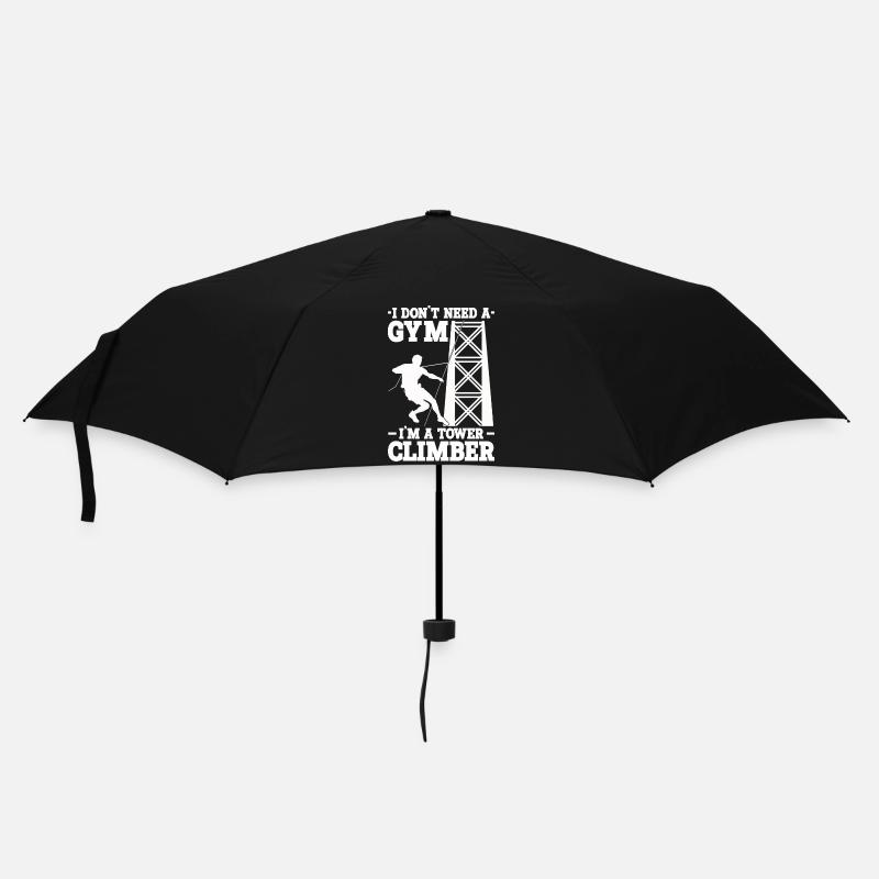 Industriekletterer - Regenschirm (klein) - Schwarz
