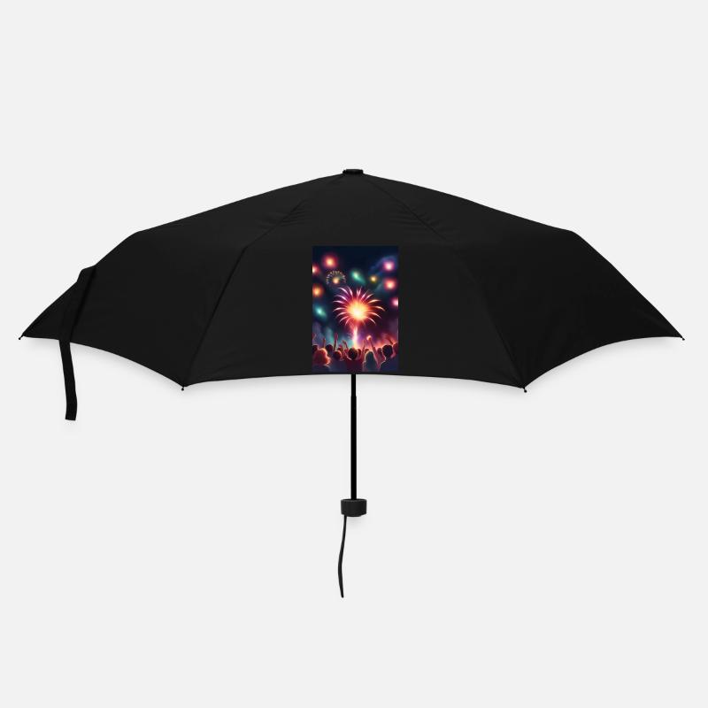 Superbe feu d’artifice - Parapluie standard - noir