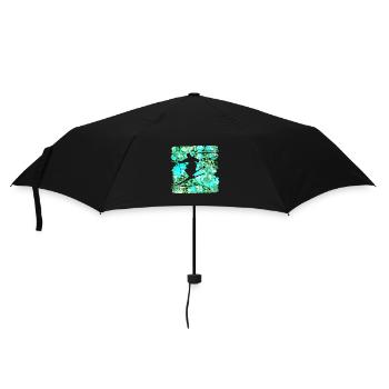 skifahrer e 248 - Regenschirm (klein) - Schwarz - Vorne