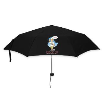 Retirement aperitif bowls - Umbrella (small) - black - Front
