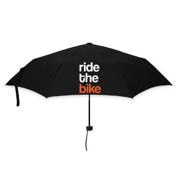 Faire du vélo - Parapluie standard - noir - Devant
