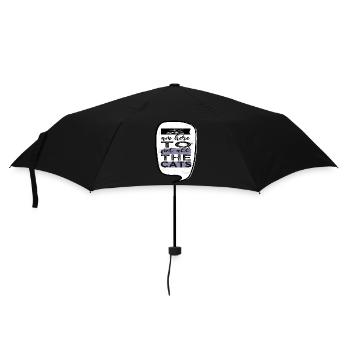 avacato pet cat pet present idea avogato guenon - Umbrella (small) - black - Front