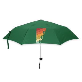 escalade, alpinisme, idée de cadeau, grimpeur - Parapluie standard - vert bouteille - Devant