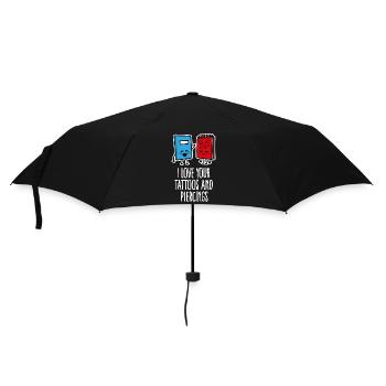 Funny Piercing Tattoo Tattoo Tattoo Artist - Umbrella (small) - black - Front