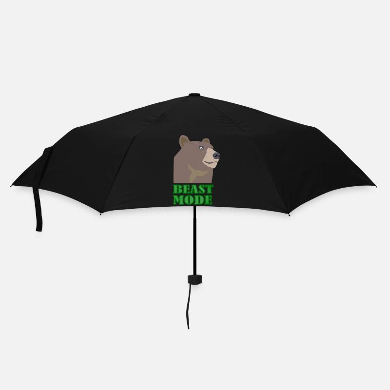 Bear WIDL Beast - Regenschirm (klein) - Schwarz