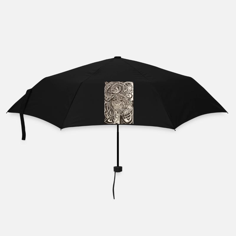Graffitit Art - Regenschirm (klein) - Schwarz