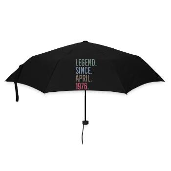 Legend Since April 1976 - Umbrella (small) - black - Front