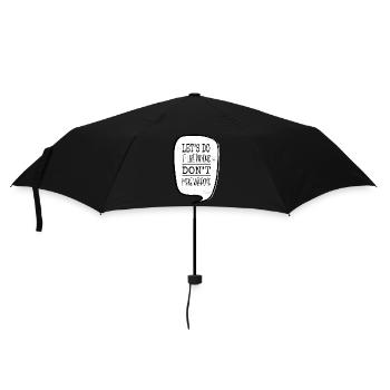 désarmement impressionnant cœur signe de paix colombe de paix - Parapluie standard - noir - Devant