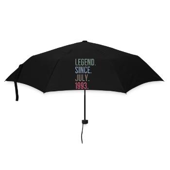 Legende seit Juli 1993 - Regenschirm (klein) - Schwarz - Vorne
