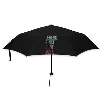 Legend Since June 2007 - Umbrella (small) - black - Front