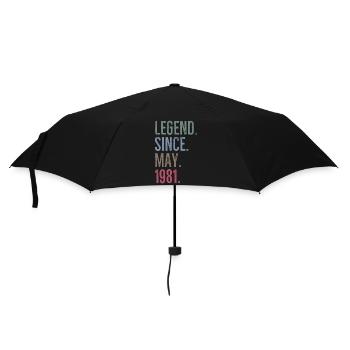 Légende depuis mai 1981 - Parapluie standard - noir - Devant