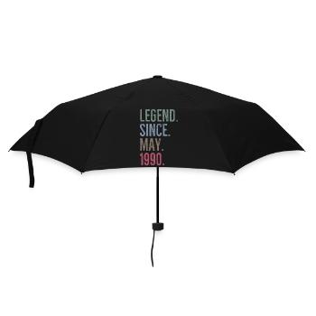 Legende seit Mai 1990 - Regenschirm (klein) - Schwarz - Vorne