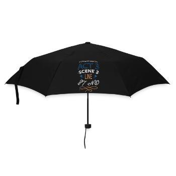 book dragon i love books book quotes - Umbrella (small) - black - Front