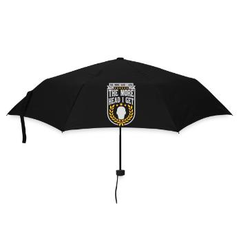 J’ai plus de tête - Parapluie standard - noir - Devant