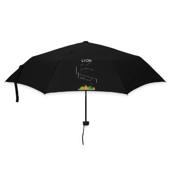 Lyon City - Parapluie standard - noir - Devant