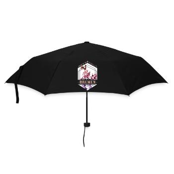 Brême Allemagne City Skyline Vintage Retro - Parapluie standard - noir - Devant