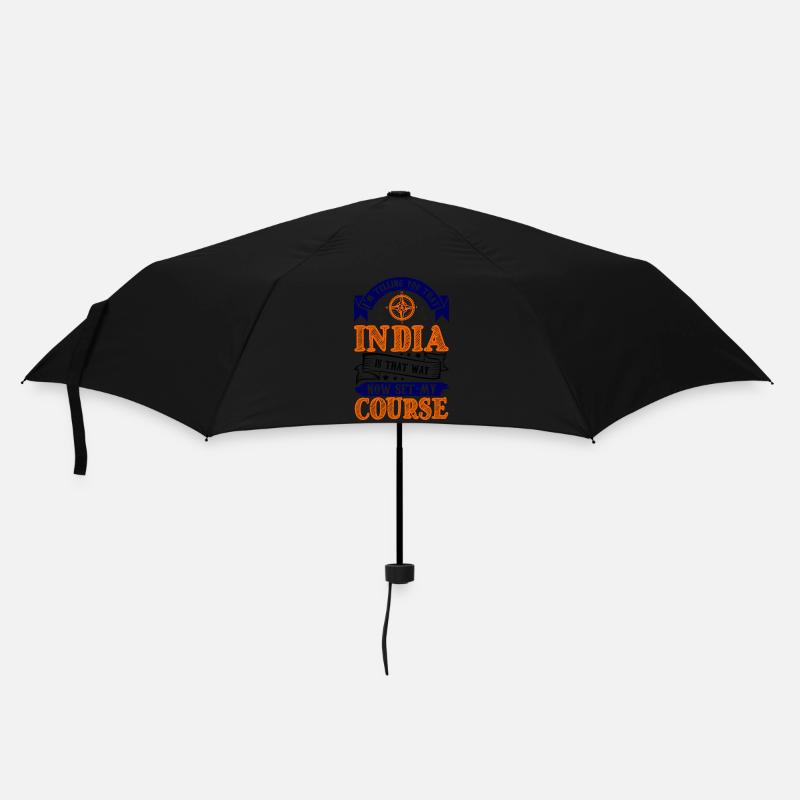 ICH SAGE EUCH, DASS INDIEN JETZT SO IST, DASS ICH MEINE - Regenschirm (klein) - Schwarz