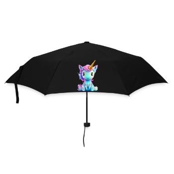 Unicorn Girl Unicorn Mythical Animal Unicorns - Umbrella (small) - black - Front