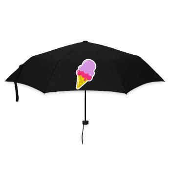 Sommer - Regenschirm (klein) - Schwarz - Vorne