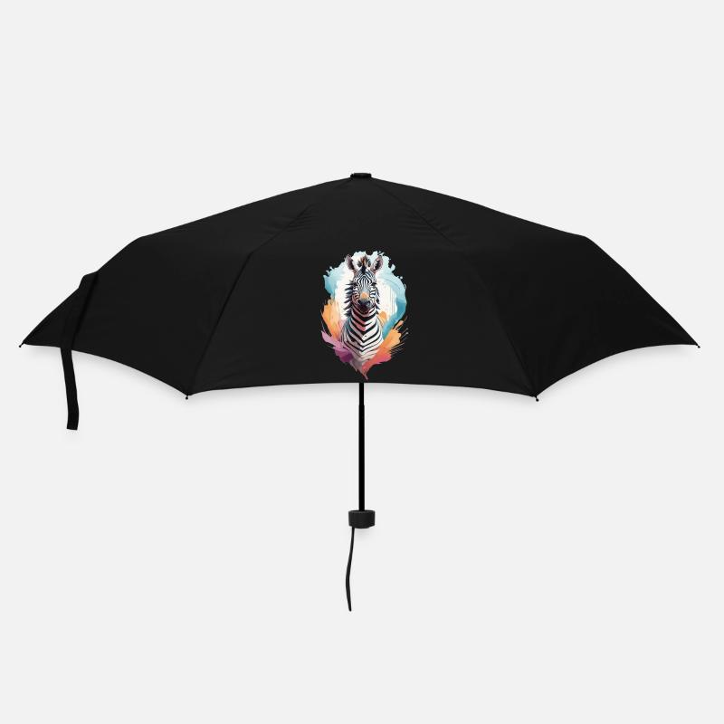Zèbre - Parapluie standard - noir