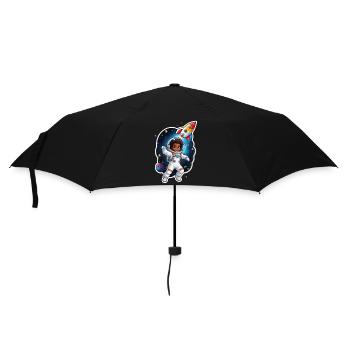 Cadeau d’anniversaire astronaute cadeau de Noël - Parapluie standard - noir - Devant