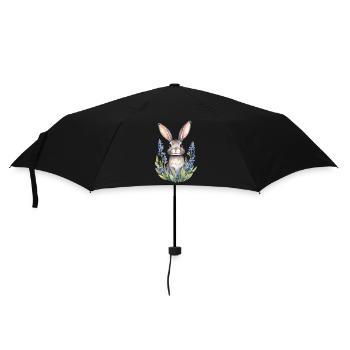 Texas Bluebonnet Bunny Rabbit - Umbrella (small) - black - Front