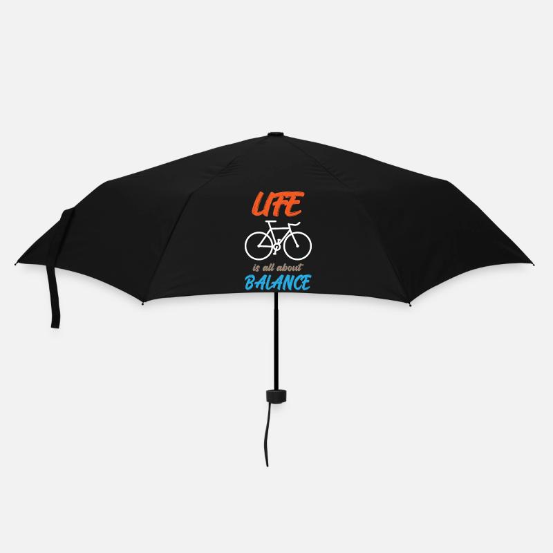 Life Is All About Balance - Regenschirm (klein) - Schwarz