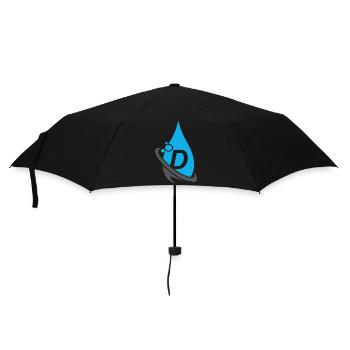 d-tropfen - Regenschirm (klein) - Schwarz - Vorne