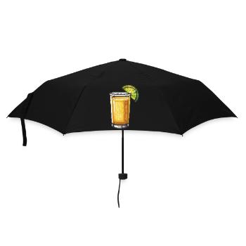 Tequila Pixel Gamer - Regenschirm (klein) - Schwarz - Vorne