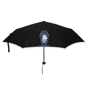 Neapolitanische Redewendungen : Viel Glück - Regenschirm (klein) - Schwarz - Vorne