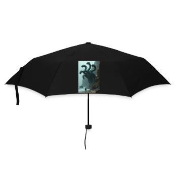 Scylla greek mythology Multi-headed sea monster - Umbrella (small) - black - Front