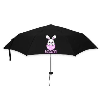 Expectant Mom Easter Gender Reveal - Umbrella (small) - black - Front