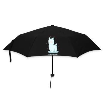 No Problama – Funny Llama Design - Umbrella (small) - black - Front