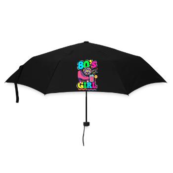 Retro Back to the 80s Vintage Design - Umbrella (small) - black - Front