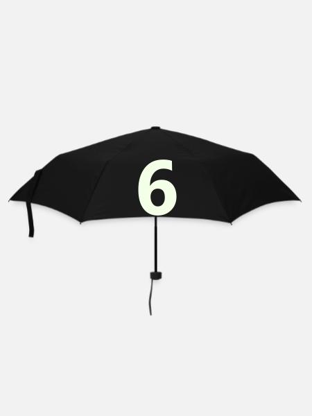 6- - Regenschirm (klein) - Schwarz