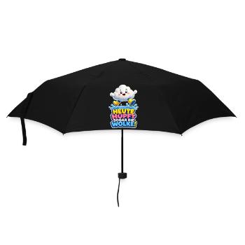 Cloud Jumps Today Even the Cloud Rain Humor - Umbrella (small) - black - Front