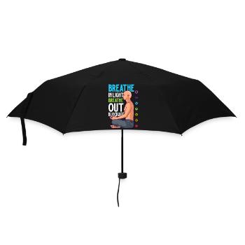 Chakra Atmung - Blockaden lösen - Regenschirm (klein) - Schwarz - Vorne