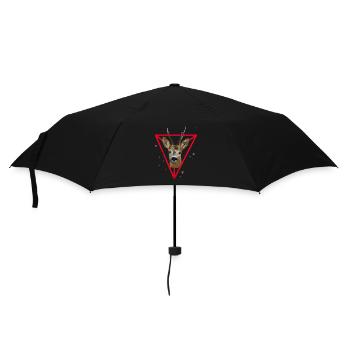 DEER DEER DEER BOIS NEON 90S SHIRT MOTIF CADEAU - Parapluie standard - noir - Devant