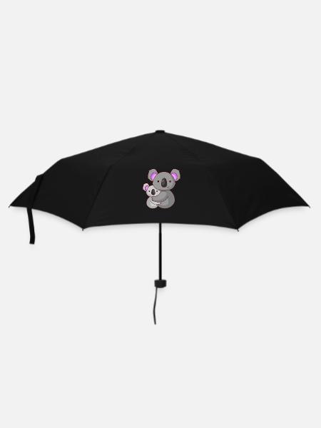 Ours Koala Cadeau de parents câlin Koala Australie - Parapluie standard - noir