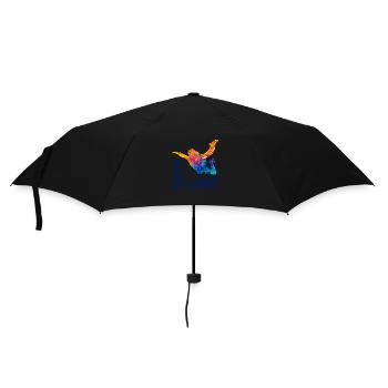 Skydive parachutiste Skydiver Chute libre - Parapluie standard - noir - Devant