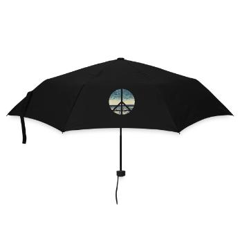 Signe de Paix Océan - Parapluie standard - noir - Devant