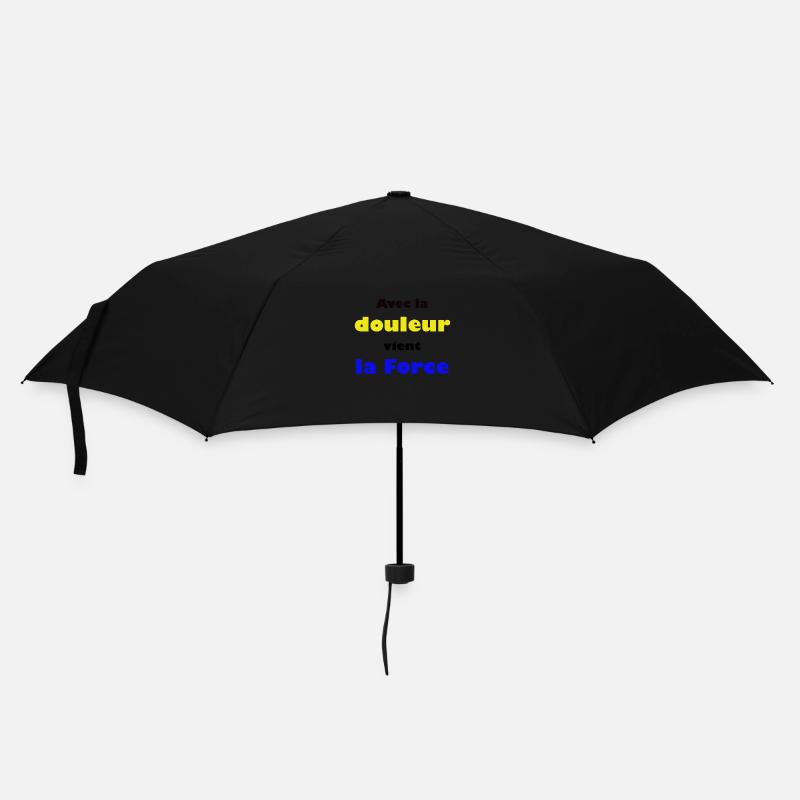 Avec la douleur vient la Force - Parapluie standard - noir
