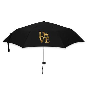 Love Magyar Vizsla - Regenschirm (klein) - Schwarz - Vorne