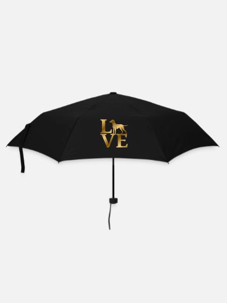 Love Magyar Vizsla - Regenschirm (klein) - Schwarz